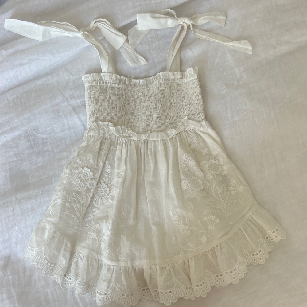 Zimmermann White Floral Kids Dress